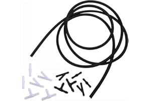 LUOTIVON Universal Windshield Washer Nozzle Fluid Hose Kit 3 Meters with 12 Pcs Hose Connectors Suitable for Most of Car Washer Fluid Tubing