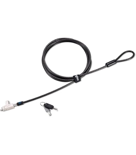Amazon.com: Kensington Slim N17 2.0 Keyed Laptop Lock for Wedge