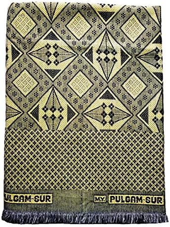 Nilam Collection Solapur Chaddar Double Bed Cotton Blanket Full Size 66x100 Inch Multi Color- Pack of 1