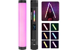 PICTRON ULANZI VL110 RGB Light Wand, Handheld Light Stick Camera LED Video Tube Light Bar, 2500-9000K Dimmable, 2600mAh Battry CRI 95+ with Magnetic Attraction for Photography Vlog TIK Tok