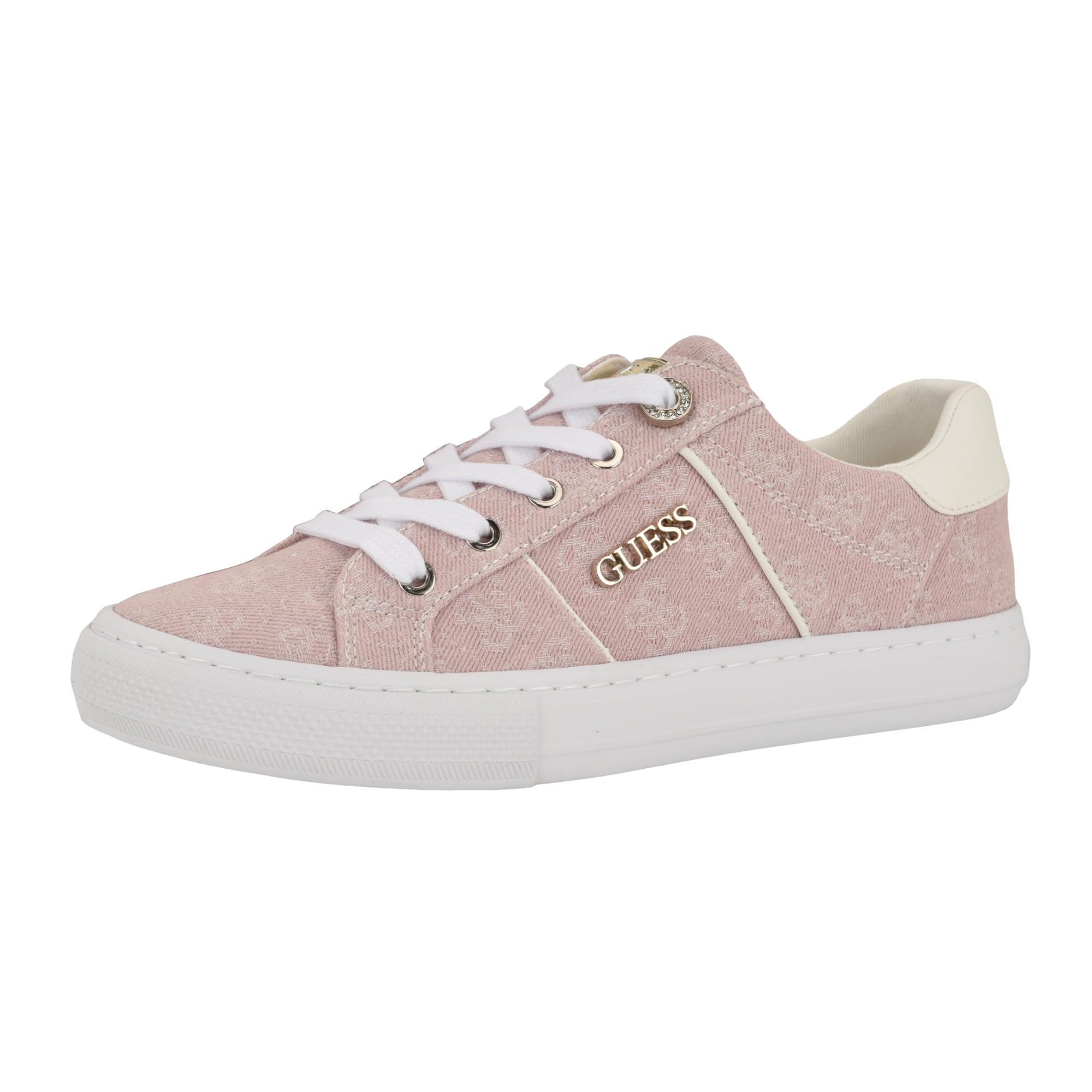 Guess Women's Loven Sneaker, Light Pink Multi 686, 7 Image