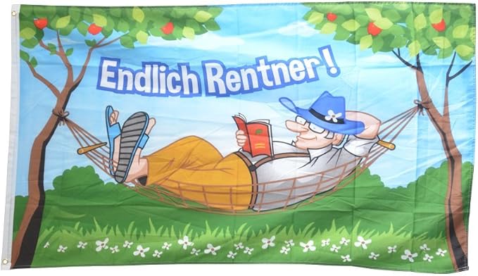 Flagge „Endlich Ferien“ – 90 X 150 Cm, Polyester, Wetterfest Mit Metallösen