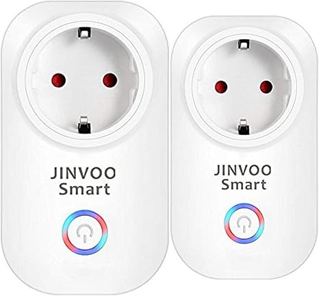 JinvooSmart 2 packungen mit wi   fi   smart   steckdose fernbedienung timer alle stecker   wahl mit google versandkostenfrei nach hause weie 2 pack