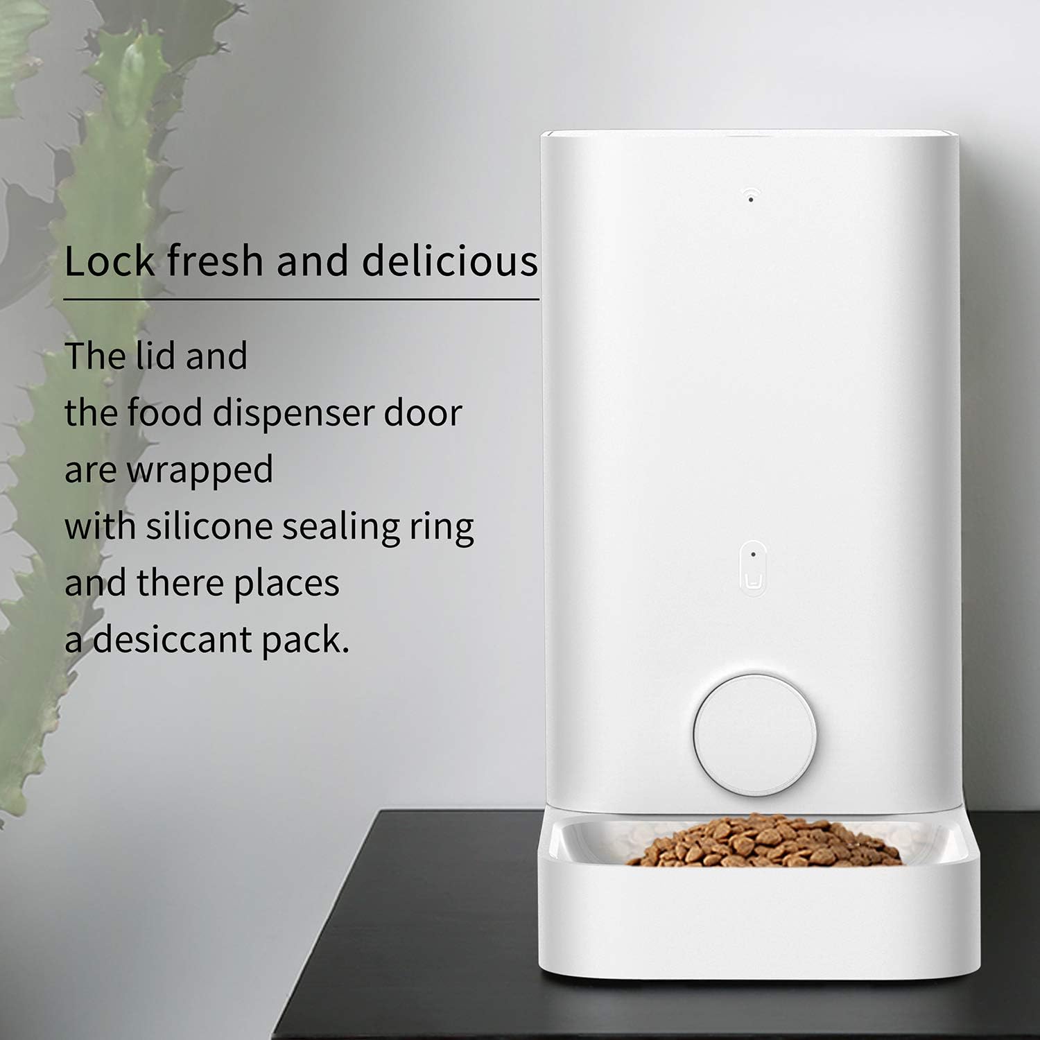 PETKIT Automatic Cat Feeder, Smart Feed Pet Feeder for Small Animals, Wi-Fi Enabled & Work with Alexa, App for Android and iPhone, Auto Pet Food Dispenser with Portion Control, Battery Back-up System : Pet Supplies