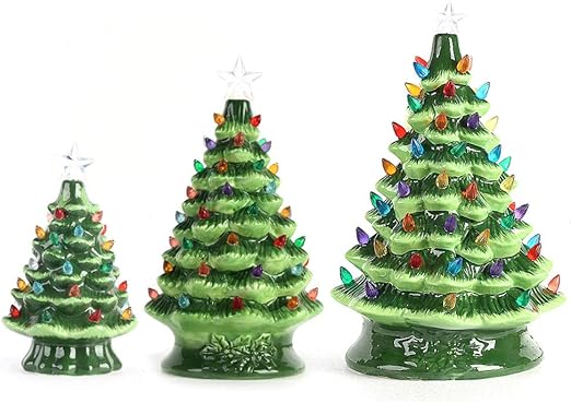 pic Ceramic Light Up Christmas Tree Uk amazon uk