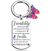 OEHEDOU Friendship Gifts For Women Birthday Gifts For Women Friends Friendship Keychain Best Friends Birthday Gift For Her