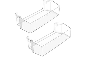 W11239961 Refrigerator Door Bin Shelf Replacement Compatible with Whirl-Pool Refrigerator Door Shelf Replaces 4591452 W10900538 AP6333410 PS12578777 EAP12578777 Shelves 2Pack,By NUTTUTO