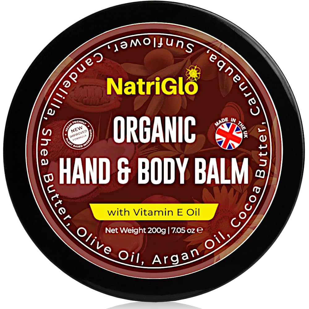 Intensive Moisturiser for Dry Skin & Working Hands Balm| Hand Cream for Very Dry Hands & Body | Cocoa Butter & Shea Butter Hand Lotion| Hand Salve for Women, Men, Children - NatriGlo