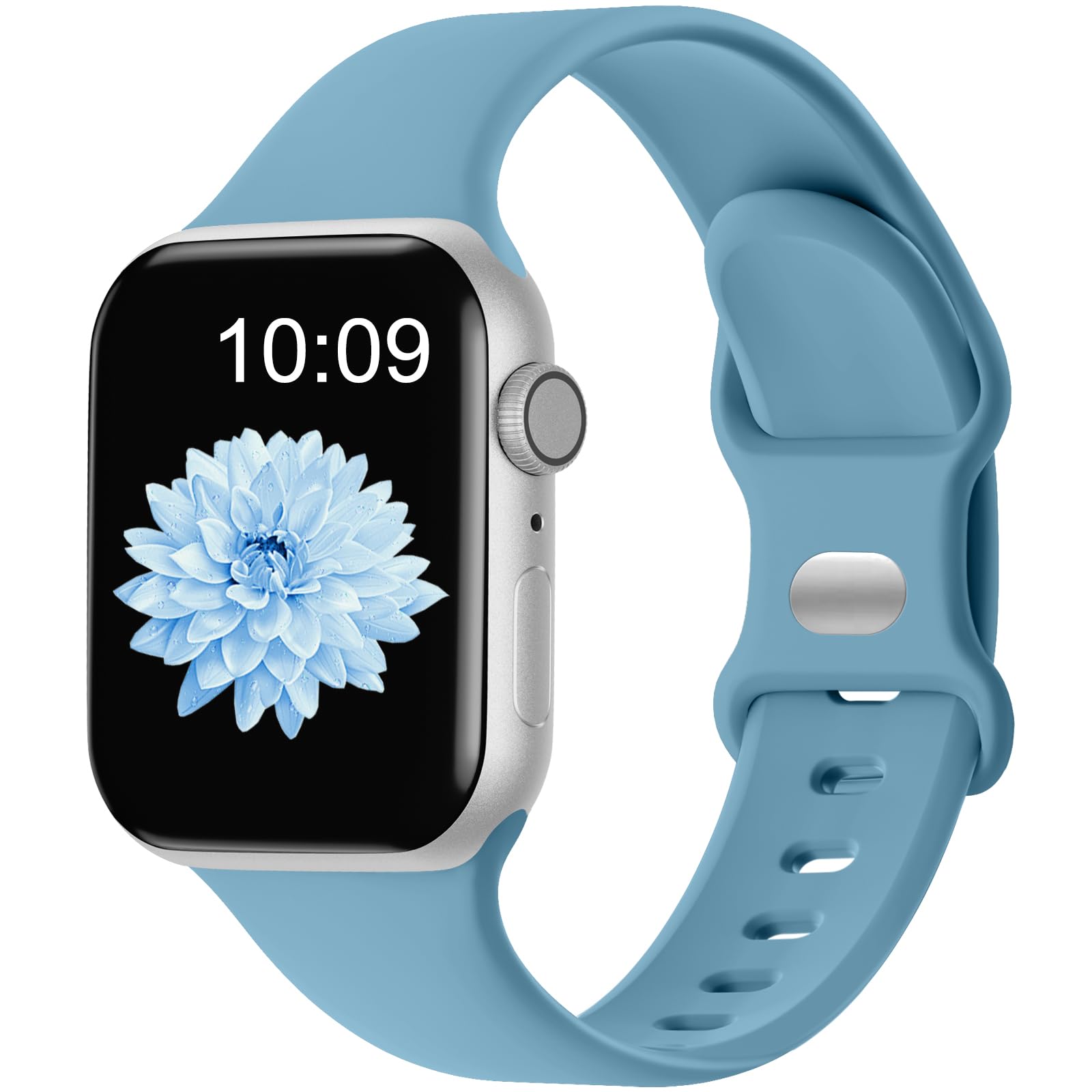 Wepro Compatible with Apple Watch Bands for Men, 44mm 46mm 49mm 42mm, Soft Silicone Strap Compatible with Apple Watch Bands 45mm, Sport Band for iWatch band Ultra 2 Series 10 9 SE 8 7 6 5 4 Band