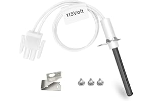 PONTUSS Upgraded 903110A 903110 Furnace Hot Surface Ignitors With Plug, Round Silicon Nitride Universal Hot Surface Kit, Replaceable For Nordyne Furnace Igniters 903110