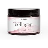 BODi Bioactive Collagen Peptides Powder, Collagen Type I & III for Skin, Hair and Nail Health, Gluten-Free Supplement for Women - Hydrolyzed Collagen, Unflavored, 2.47 oz, 28 Servings