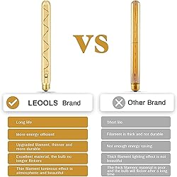 Leools Vintage LED Spiral Filament Bulb