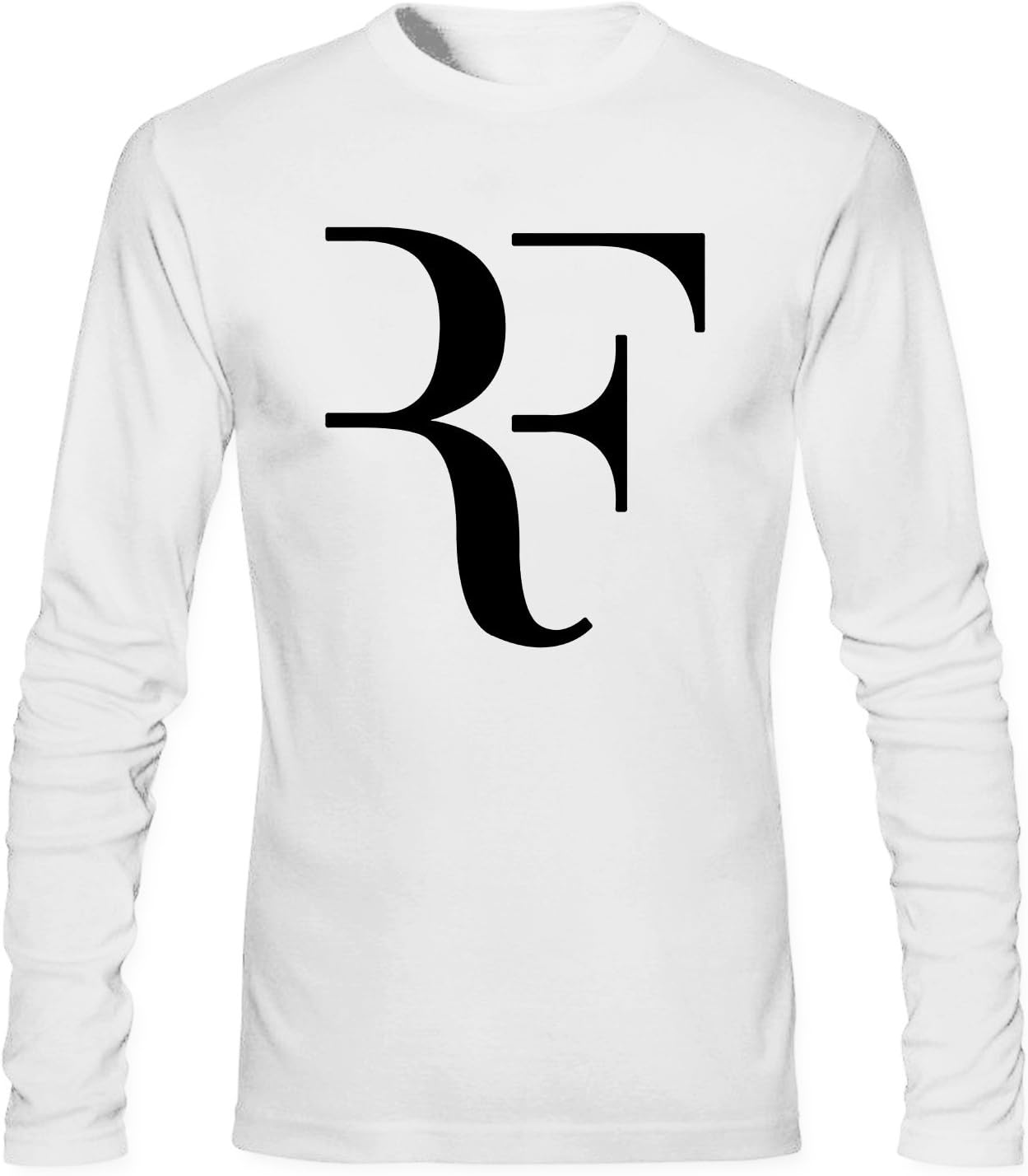 CONOC Men's Perfect RF Roger Federer Wimbledon Tennis Long Sleeve T Shirt