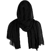 Gaoin Adult Medieval Renaissance Hooded Shawl Scarf Cape Cowl Vintage Goth Costume Accessories