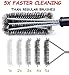 Grillin Chill Gear BBQ Grill Cleaner Brush - Stainless Steel Wire Grill Brush for Deep Grill Cleaning - 18 inch Handle for Safety Lifetime Manufacturers Warranty