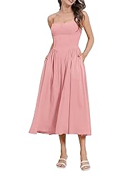 AGYMNX Women�s Corset Dress Sexy Spaghetti Strap