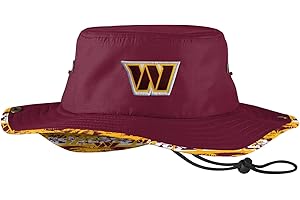 FOCO NFL Team Logo Solid Hybrid Sport Outdoor Sun Bucket Boonie Hat