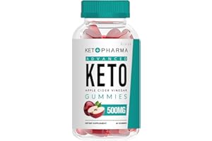 KIVUS Keto Pharma Gummies - Keto Pharma Advanced Keto ACV Gummies (Single, 60 Gummies)