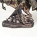 Veronese Design 10 3/8 Inch Viking Warrior Horse Mount Sculpture Cold Cast Resin Bronze Finish Statue