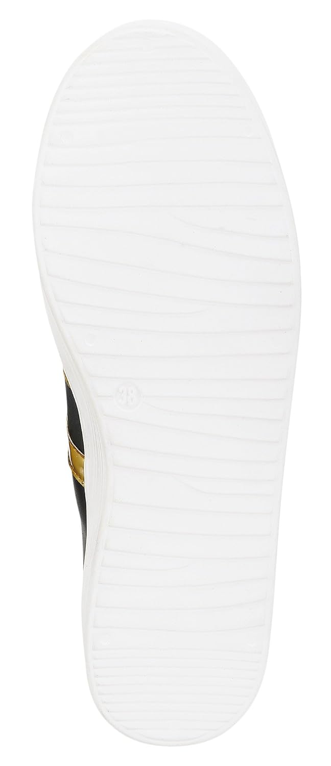 ethics perfect black gold sneaker shoes for women