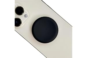 Grippopso Cute Soft Silicone Cover Expandable and Collapsible Mobile Phone Grip Stand Holder for Phone Tablet Cell Phone Accessory (Black)