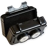 MiniMag 2 Dual-Magnet Waterproof Strong Magnetic Stash Box - All Weather Hide a Key, Magnet Mount Locker Box, Geocaching Cont