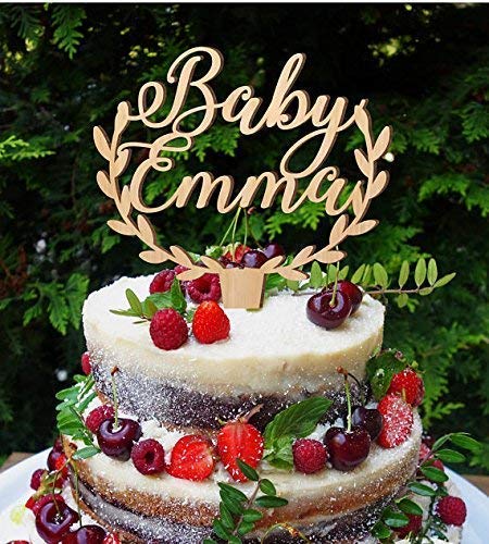 Amazon Com Baby Cake Topper Baby Girl Name Cake Topper Baby