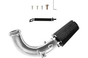 PUZZLEDEER Cold Air Intake Kit fit for 2007.5-2012 for Dodge Ram 2500 3500 6.7L Cummins Diese Sliver and black, CM-AF-1021A-S