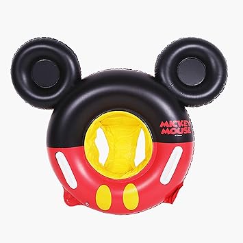 Amazon スイミングフロート ミッキーマウス カートゥーン キッズ ベビー スイミングリング 空気注入式 プール フローティング ラウンド プール 子供用おもちゃ フロート 厚手 ミッキーサークル ベビー浮き輪 スポーツ アウトドア