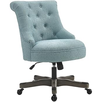 Amazon.com: Linon AMZN0245 Clayton Brown Cow Print Office Chair: Kitchen & Dining