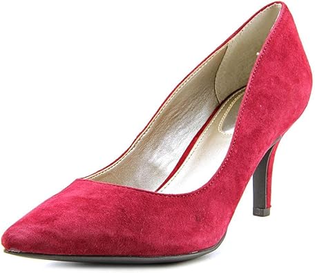 burgundy heels women