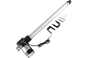 Homend DC 12V 18 Inch Stroke Linear Actuator with Mounting Bracket 450MM 6000N/1320LB Maximum Load for Recliner TV Table Lift Massage Bed Electric Sofa Linear Actuator