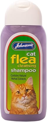 JVP Johnsons Vet Cat Flea Cleaning Shampoo 200ml for Cats & Kittens over 8 weeks view 1