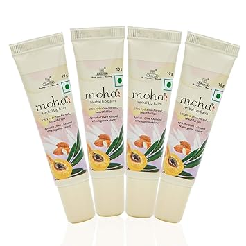 moha: Herbal Lip Balm, 10gm (Pack of 4)