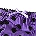 FEESHOW Men's Polka Dots Sissy Pouch Panties Bikini Briefs Crossdress Underwear Purple X-Large (waistline 29.0-48.0