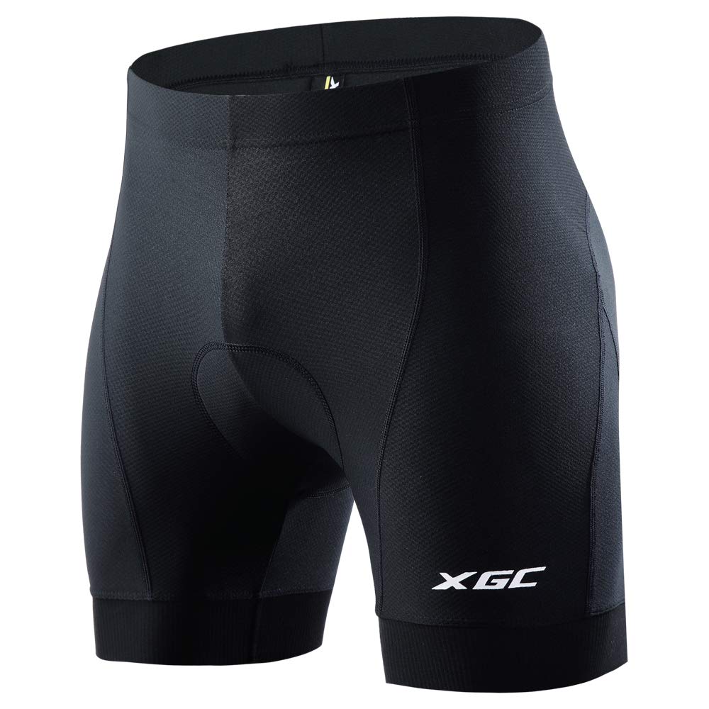 XGC Men's Cycling Shorts Cycling Shorts with Elastic Breathable 4D Gel Seat Padding with High Density