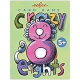 eeBoo: Crazy Eights, Card Game, Easy to Understand Instructions Included, Durable Cards, Screen-Free Fun, Educational Game, f