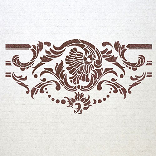 J BOUTIQUE STENCILS Wall Border stencils Pattern Odelie Reusable Template for DIY wall decor