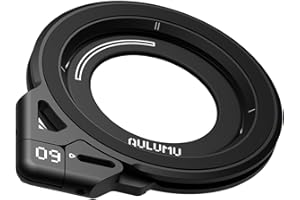 Aulumu G09 Magnetic Ring Grip | Omnidirectional Rotation | MagSafe Compatible | Aluminium Alloy Construction | Stable Dual-Si