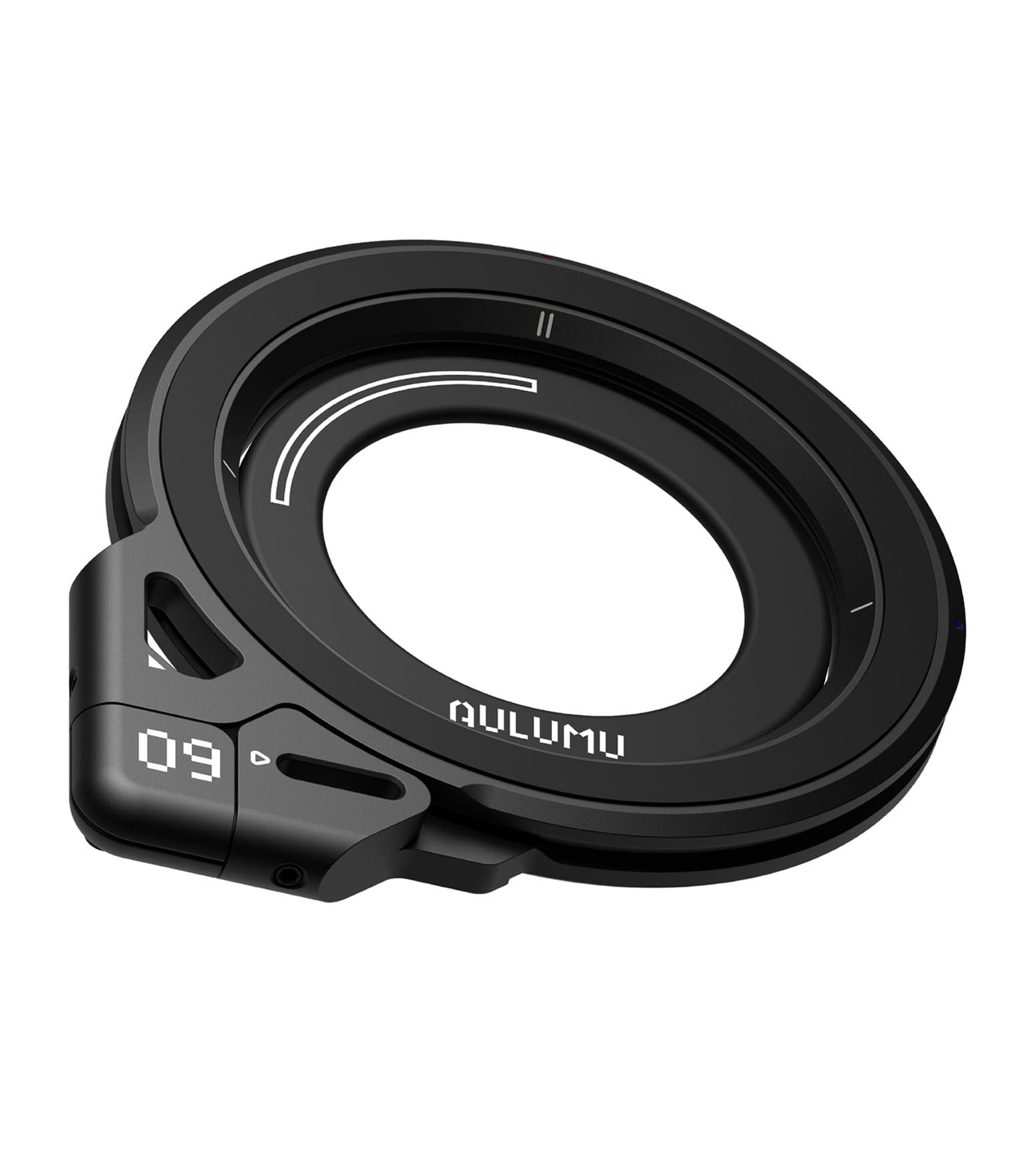Photo 1 of Aulumu G09 Magnetic Ring Grip | Omnidirectional Rotation | MagSafe Compatible | Aluminium Alloy Construction | Stable Dual-Sided Magnetic Attachment | Includes Handle Ring Phone Stand- Black