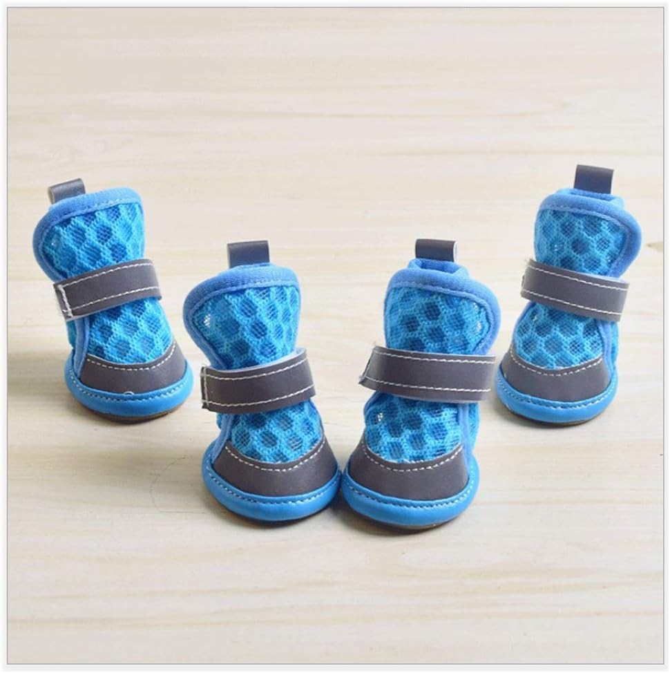 Pet Happy Home Dog Boots, Paw Protectors, Breathable Mesh