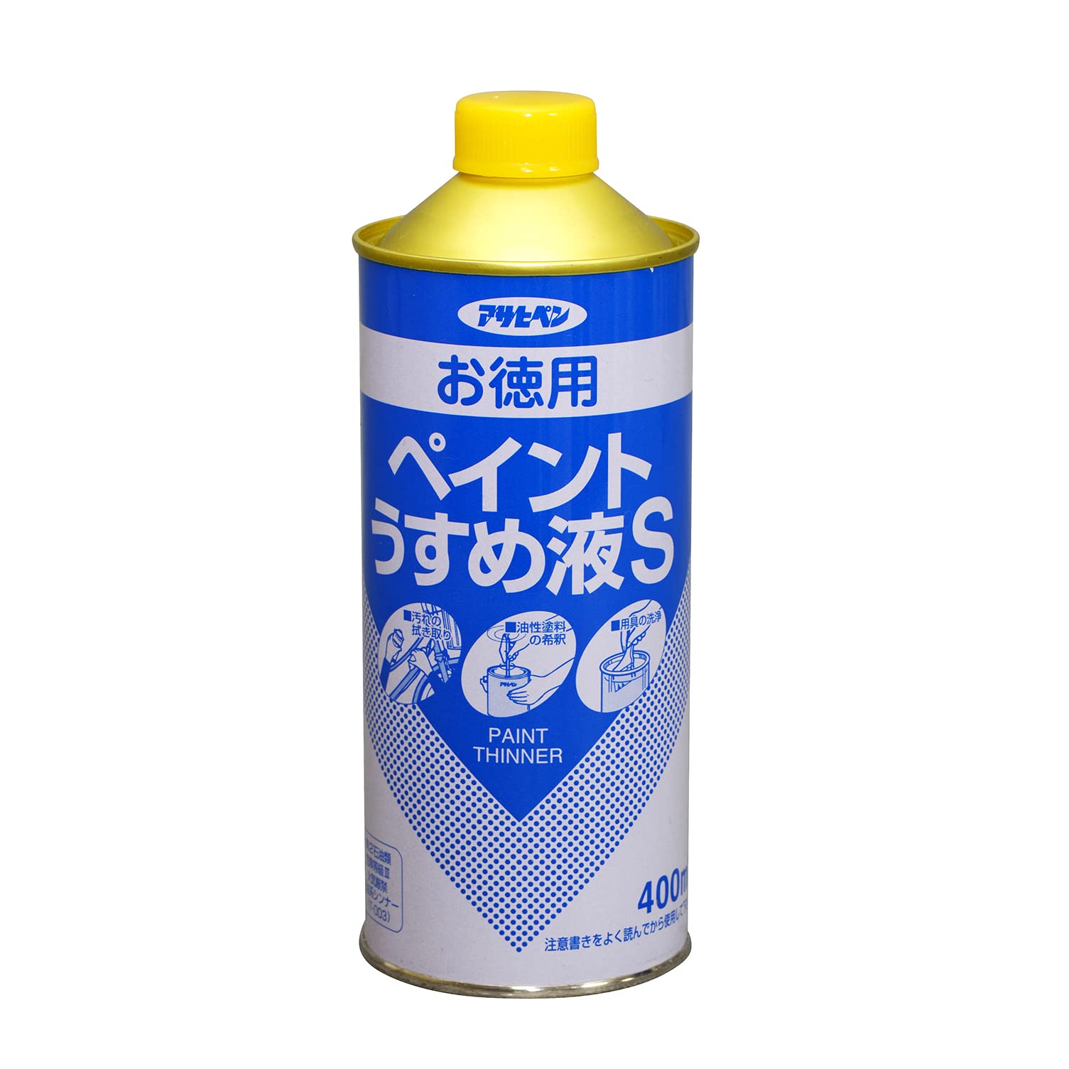アサヒペン お徳用ペイントうすめ液S 400ML 塗料 ペンキ うすめ液 シンナー 日本製商品画像