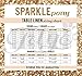 TRLYC 10Pcs 12 by 108-Inch Rose Gold Sequin Tablerunner