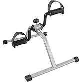 Under Desk Exercise Bike Pedal Exerciser – Mini Stationary Cycle with Adjustable Resistance, Calorie Tracker & Foldable Design – Compact Pedal Machine for Home, Office, or Physical Therapy by Wakeman