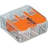 Wago 221-413 Lever-Nuts 3 Conductor Compact Connectors 10 PK