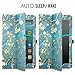 MoKo Case for All-New Amazon Fire 7 Tablet (7th Generation, 2017 Release Only) - Slim Folding Stand Cover Case for Fire 7, Almond Blossom (with Auto Wake / Sleep)