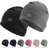 HASAGEI Thermal Running Hat - Men's Skull Cap Cycling Cap Under Helmet for Winter