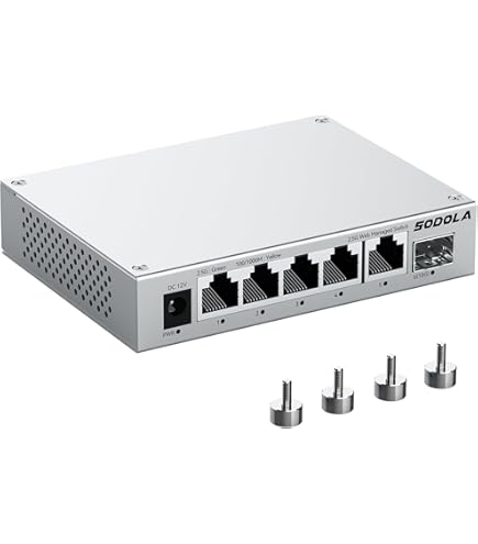 Amazon.com: SODOLA 8-Port 2.5Gb Web Managed Switch with 10G SFP+