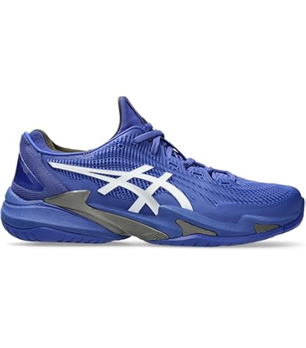 ASICS Men's Gel-Resolution 9 Tennis Shoes, 6, White/Black