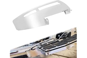 HDBUBALUS Motorcycle Driver Floorboard Heel Guard Fit For Harley Softail 86-17 Touring FLD 2012-2016 Touring Electra Glides R